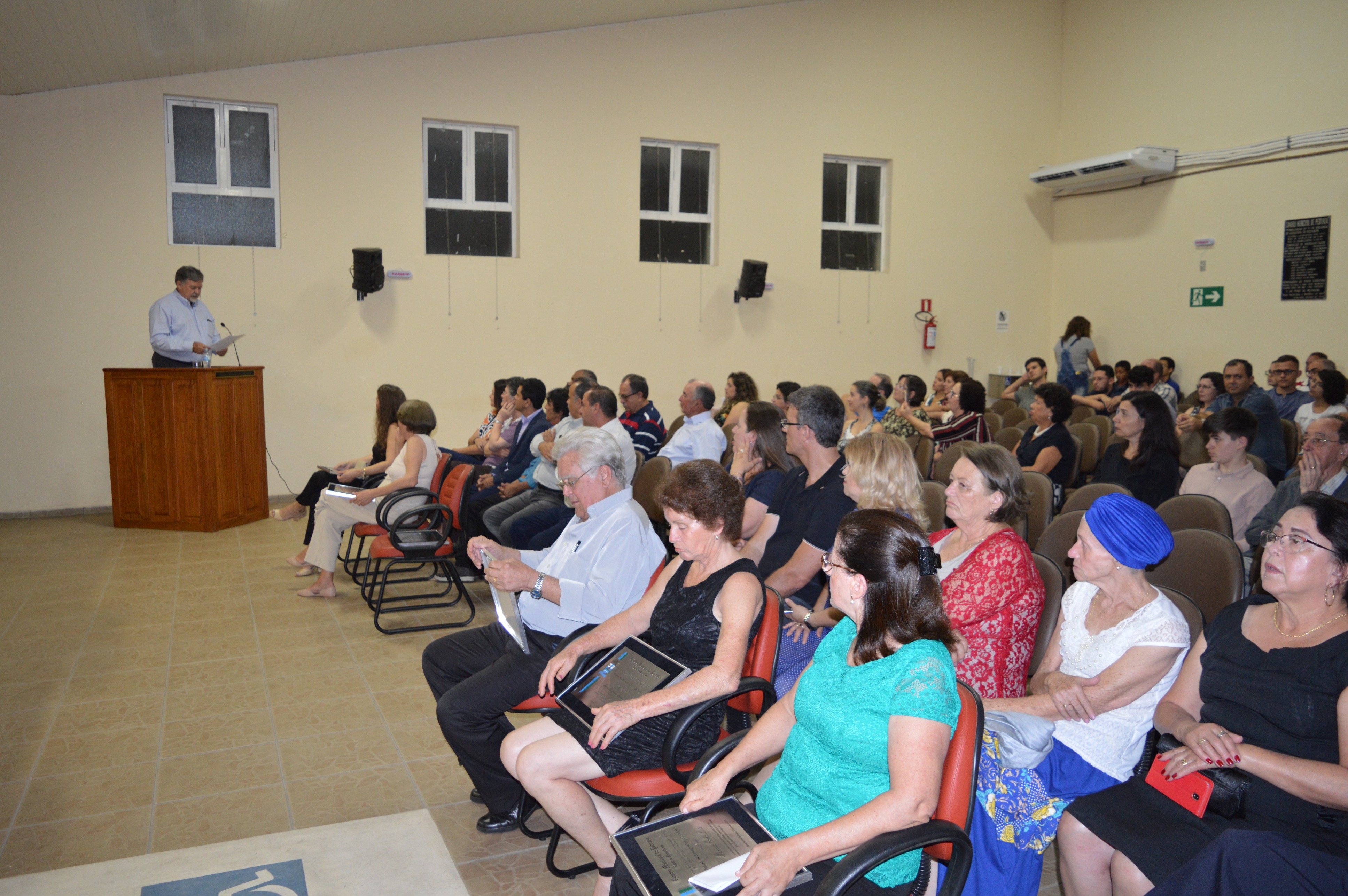 Entrega do título de Mérito Educacional em 2018