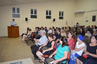 Entrega do título de Mérito Educacional em 2018