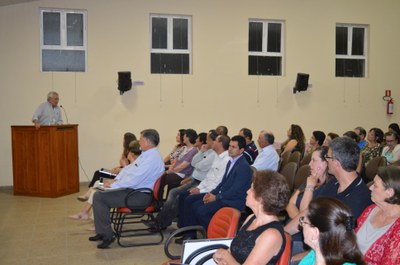 Entrega do título de Mérito Educacional em 2018