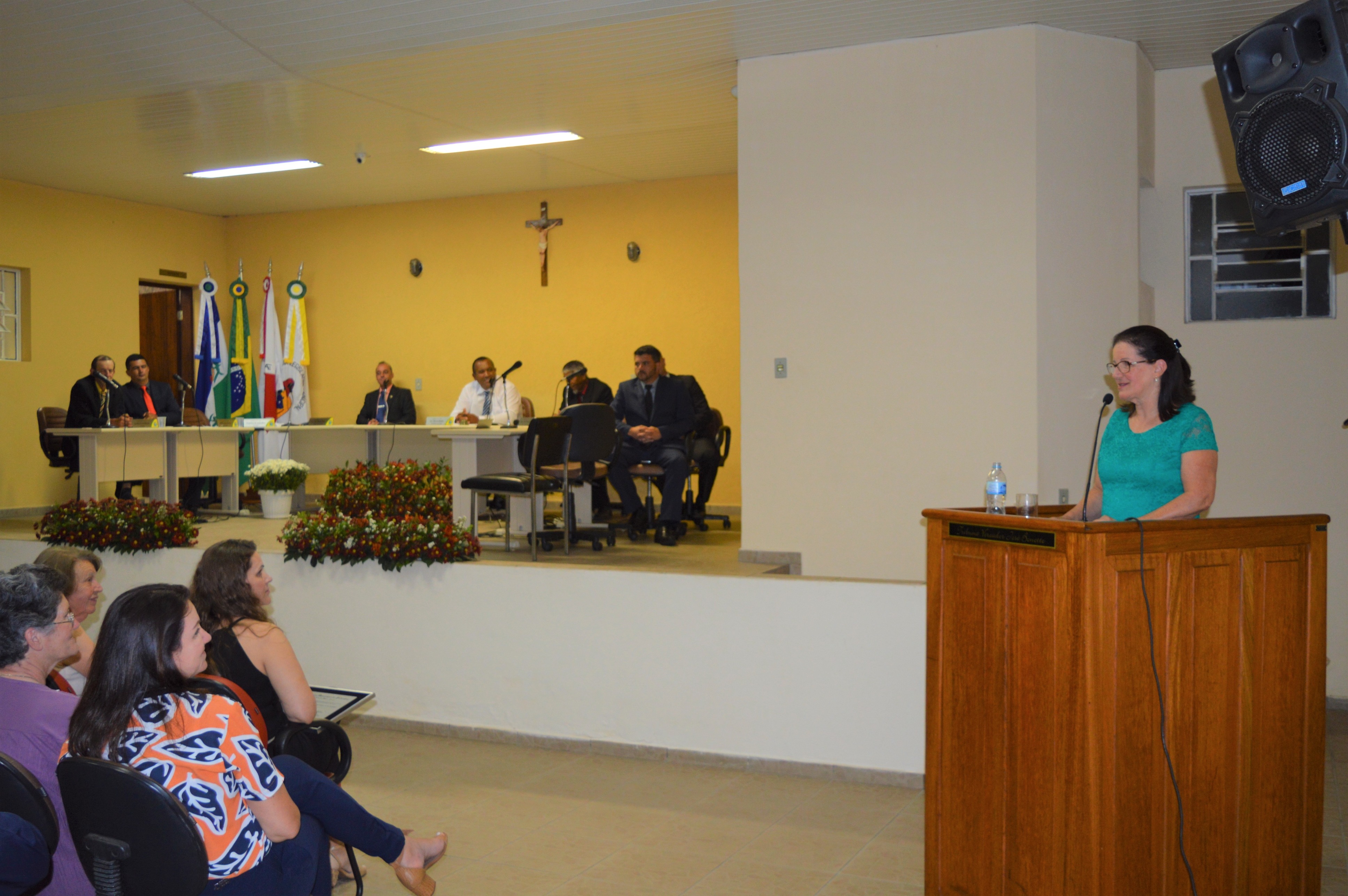 Entrega do título de Mérito Educacional em 2018