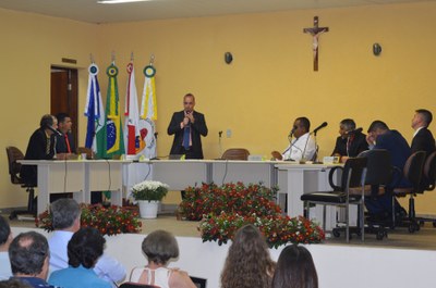 Entrega do título de Mérito Educacional em 2018