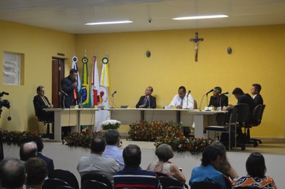 Entrega do título de Mérito Educacional em 2018