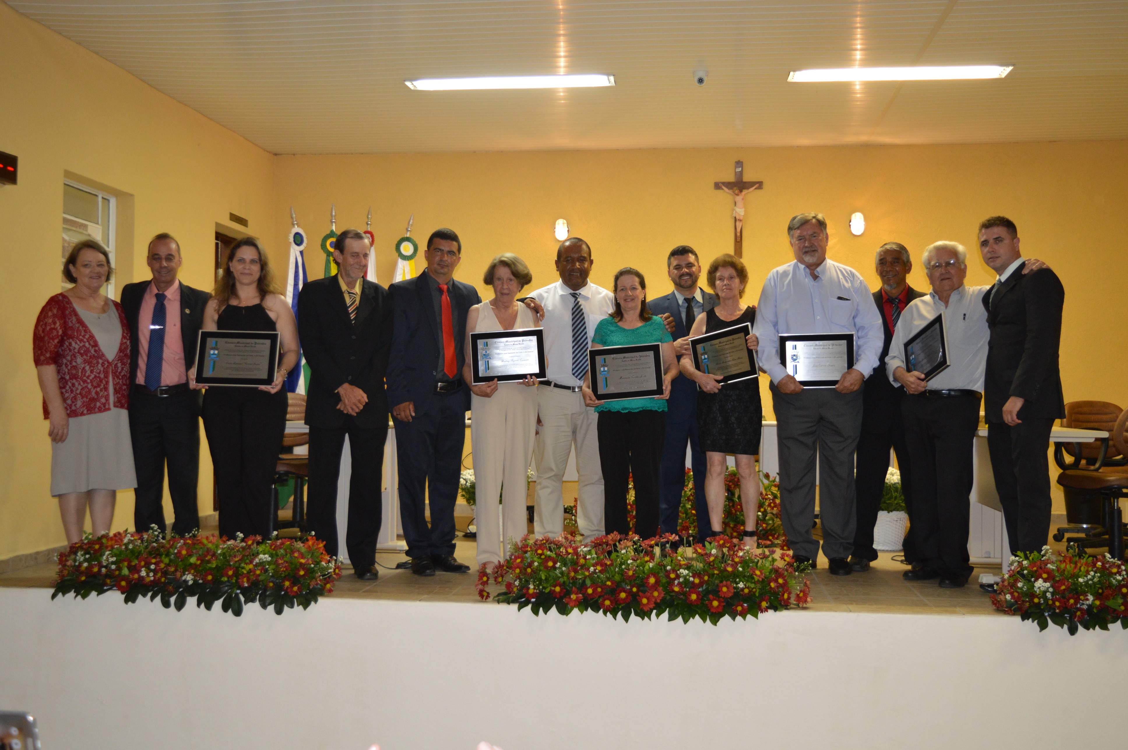 Entrega do título de Mérito Educacional em 2018