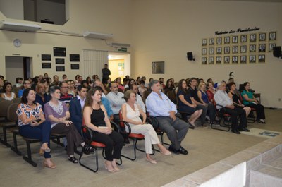 Entrega do título de Mérito Educacional em 2018