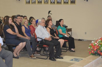 Entrega do título de Mérito Educacional em 2018