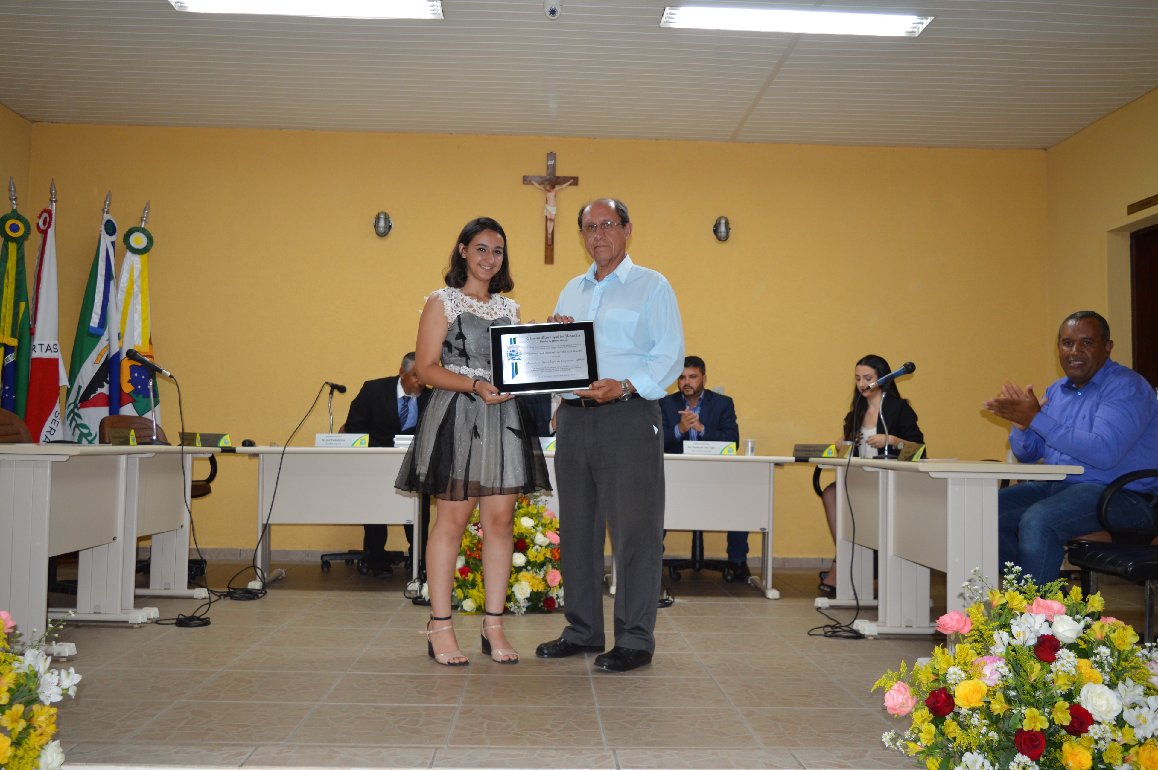 Entrega do Título de Mérito Educacional em 2019