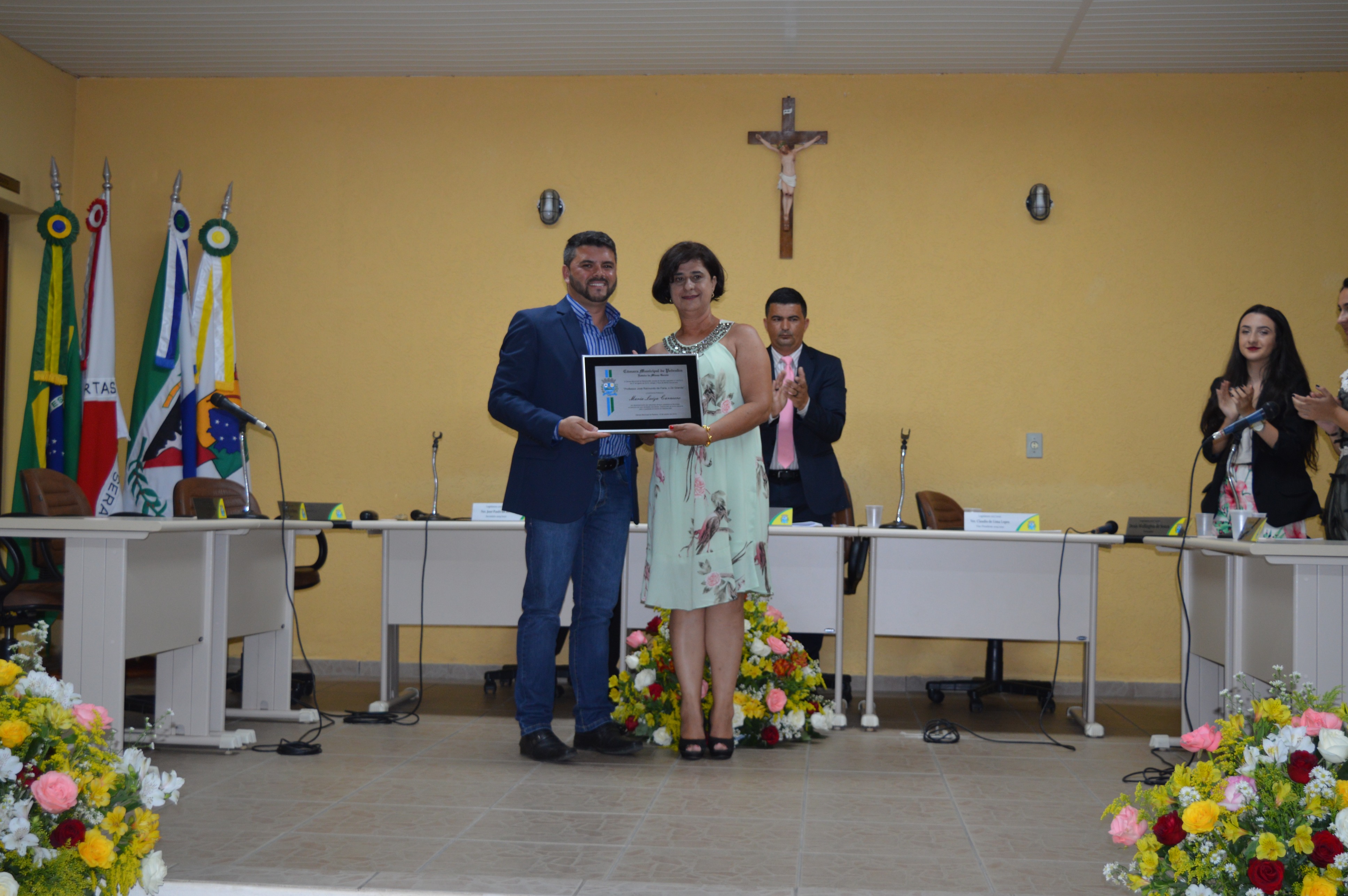 Entrega do Título de Mérito Educacional em 2019