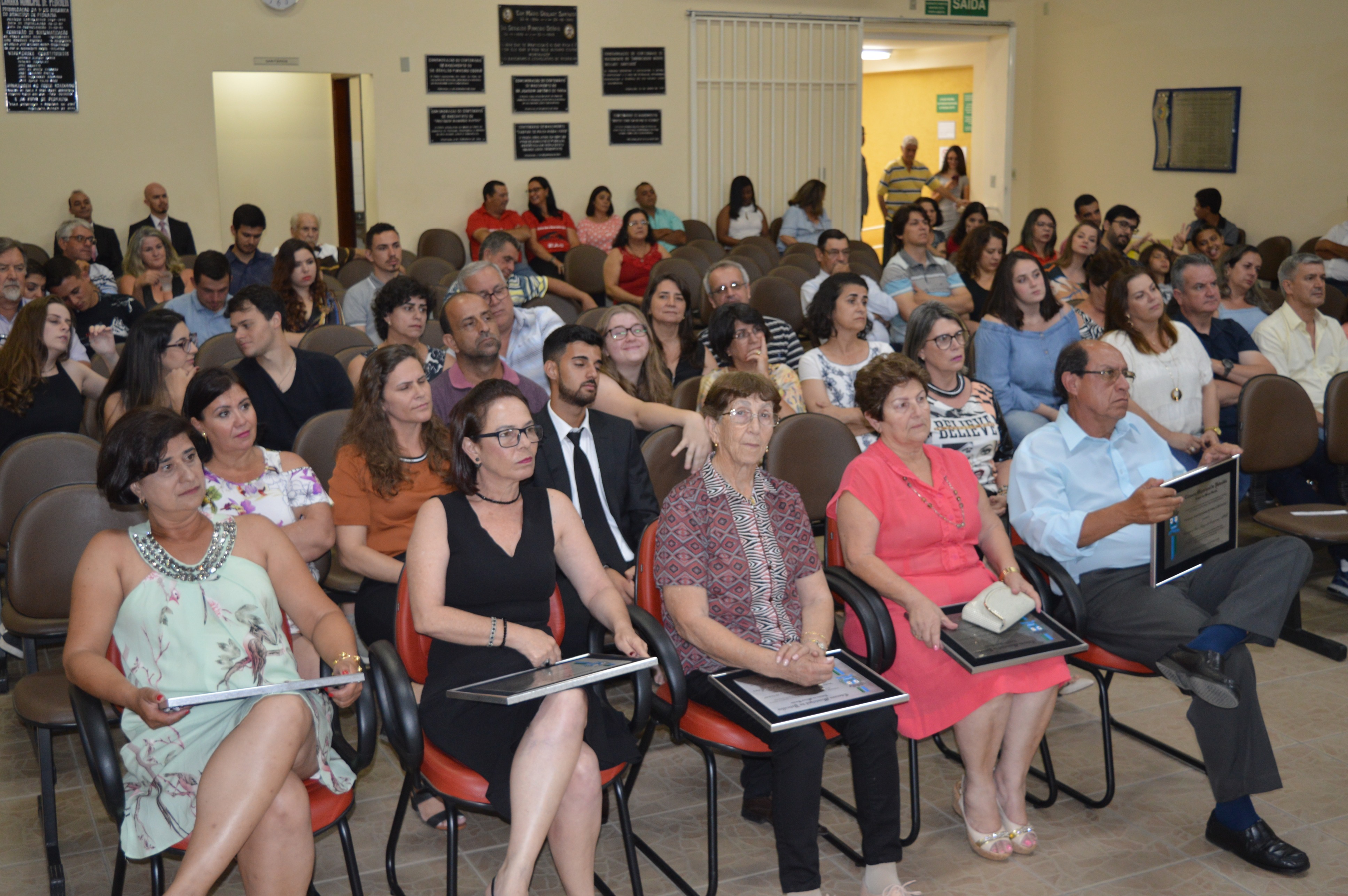 Entrega do Título de Mérito Educacional em 2019