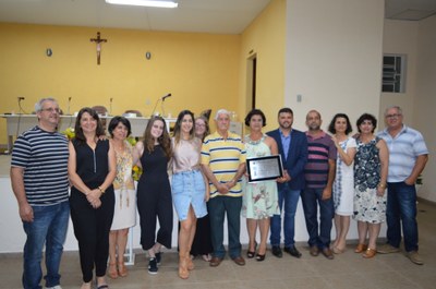 Entrega do Título de Mérito Educacional em 2019