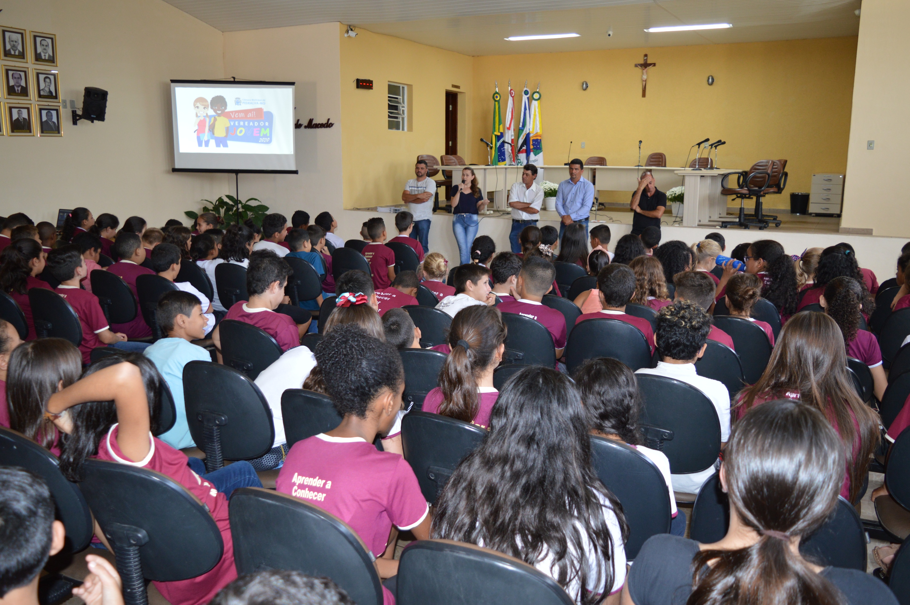 Palestra de inicio da Câmara Jovem de 2020