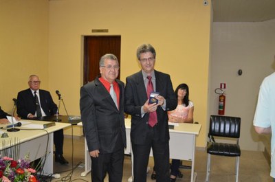 Entrega da medalha de Mérito Legislativo