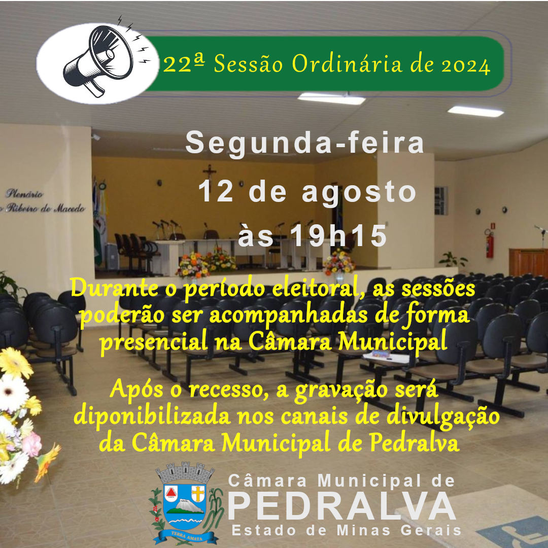 22ª Sessão Ordinária de 2024