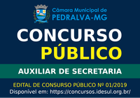 Abertura de Concurso Público – Edital nº 01/2019