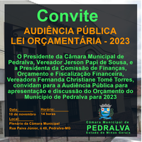 Audiência Pública de apresentação da LOA