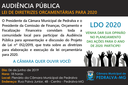 Audiência Pública - LDO 2020