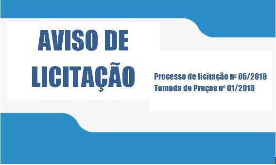 Aviso de licitação