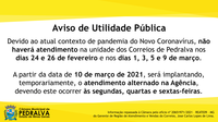 Aviso de Utilidade Pública