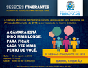 Câmara convida para Sessão Itinerante