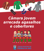 Câmara Jovem arrecada agasalhos e cobertores