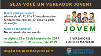 Câmara realiza palestra sobre o projeto Câmara Jovem com alunos das escolas municipais