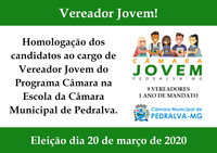 Candidatos a Vereador Jovem em 2020