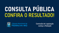 Confira o resultado da consulta pública 