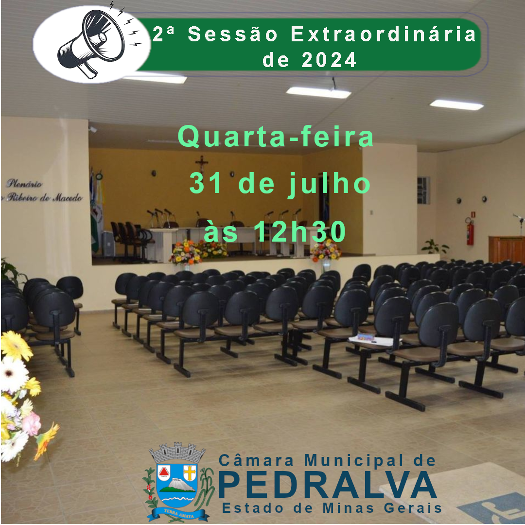 Convocada Sessão Extraordinária