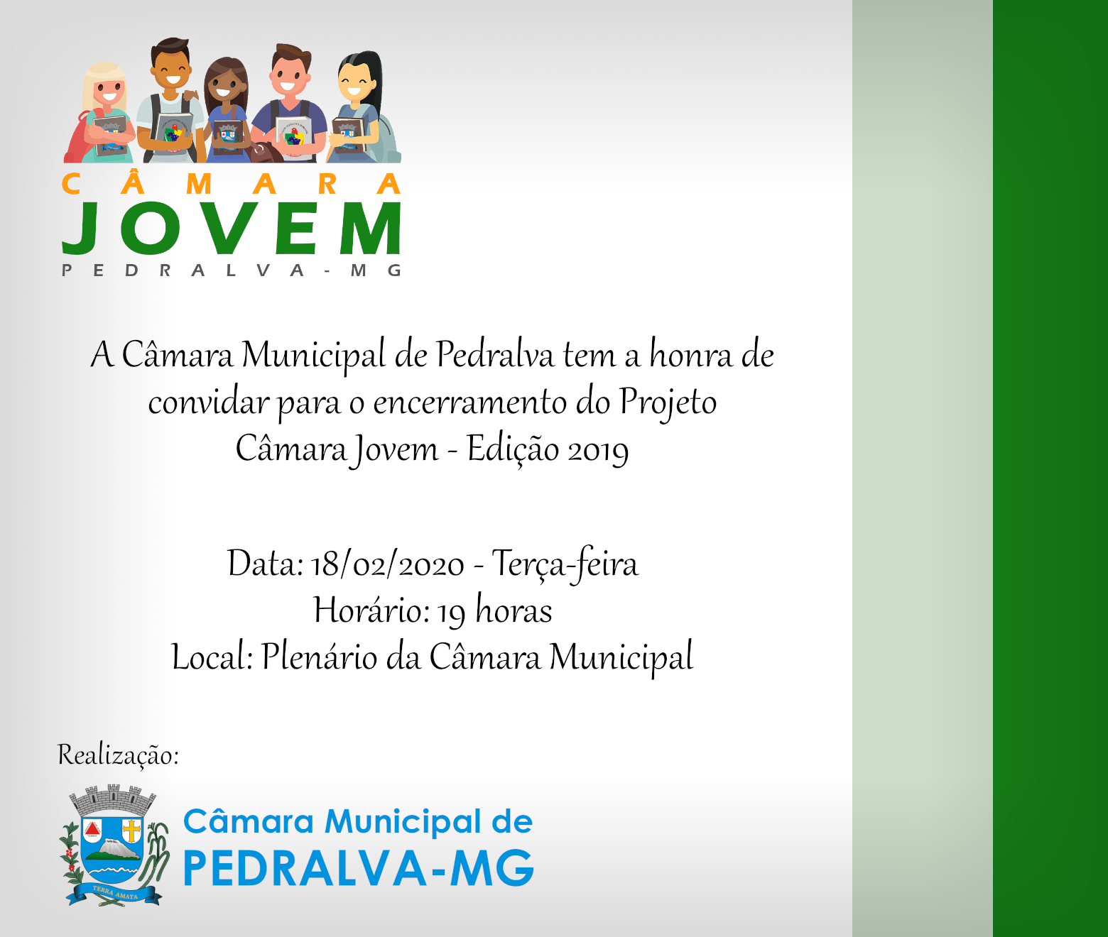 Encerramento da Câmara Jovem - Edição 2019