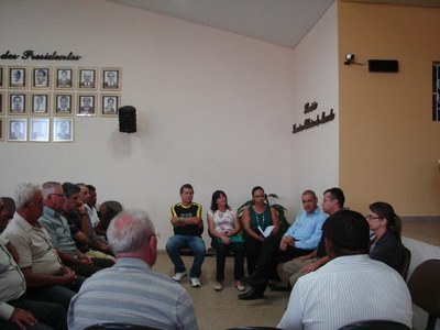 Reunião na Câmara Municipal em 28/03/2014