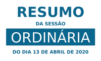 Resumo da 10ª Sessão Ordinária de 2020