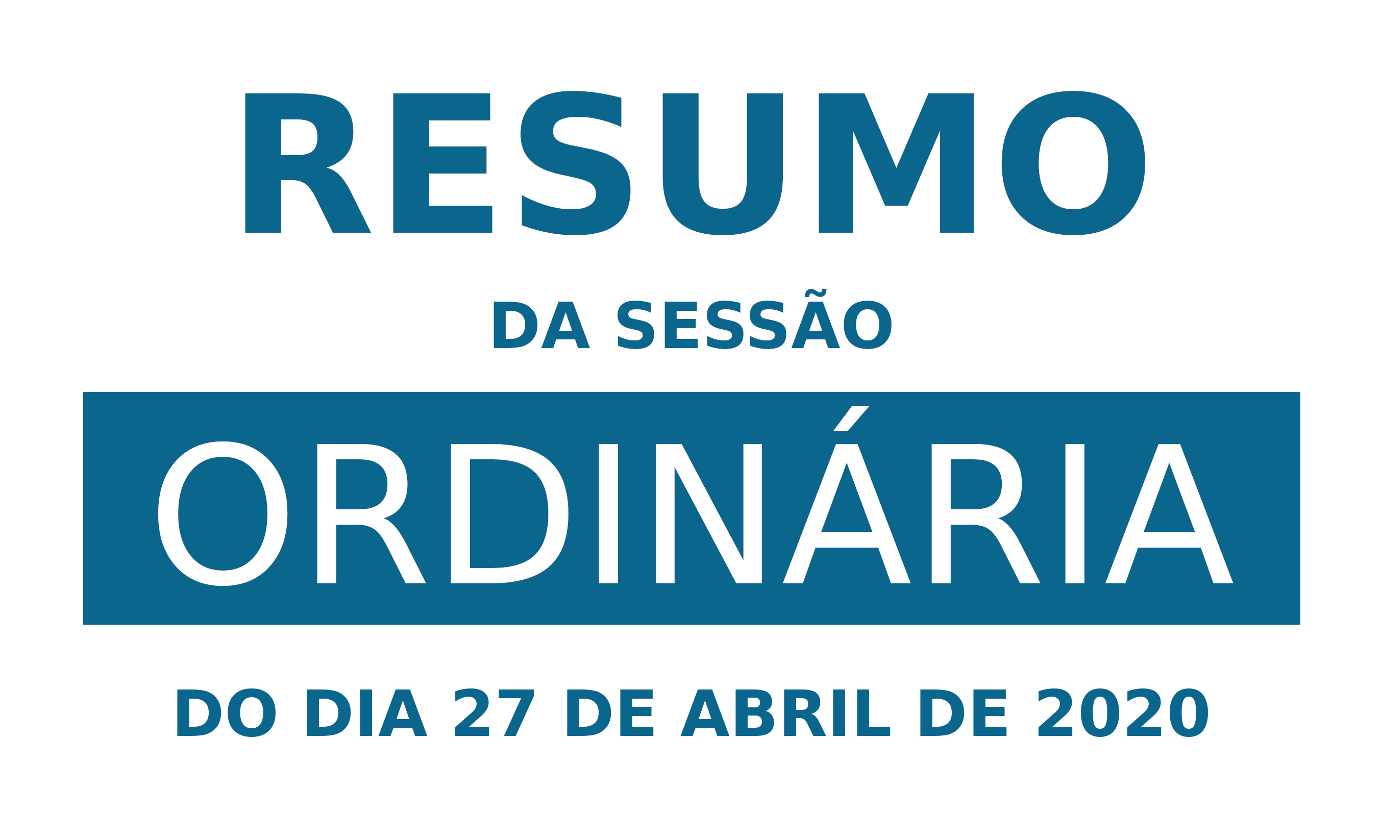 Resumo da 12ª Sessão Ordinária de 2020