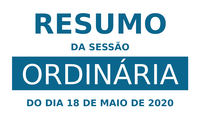 Resumo da 15ª Sessão Ordinária de 2020