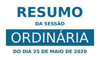 Resumo da 16ª Sessão Ordinária de 2020