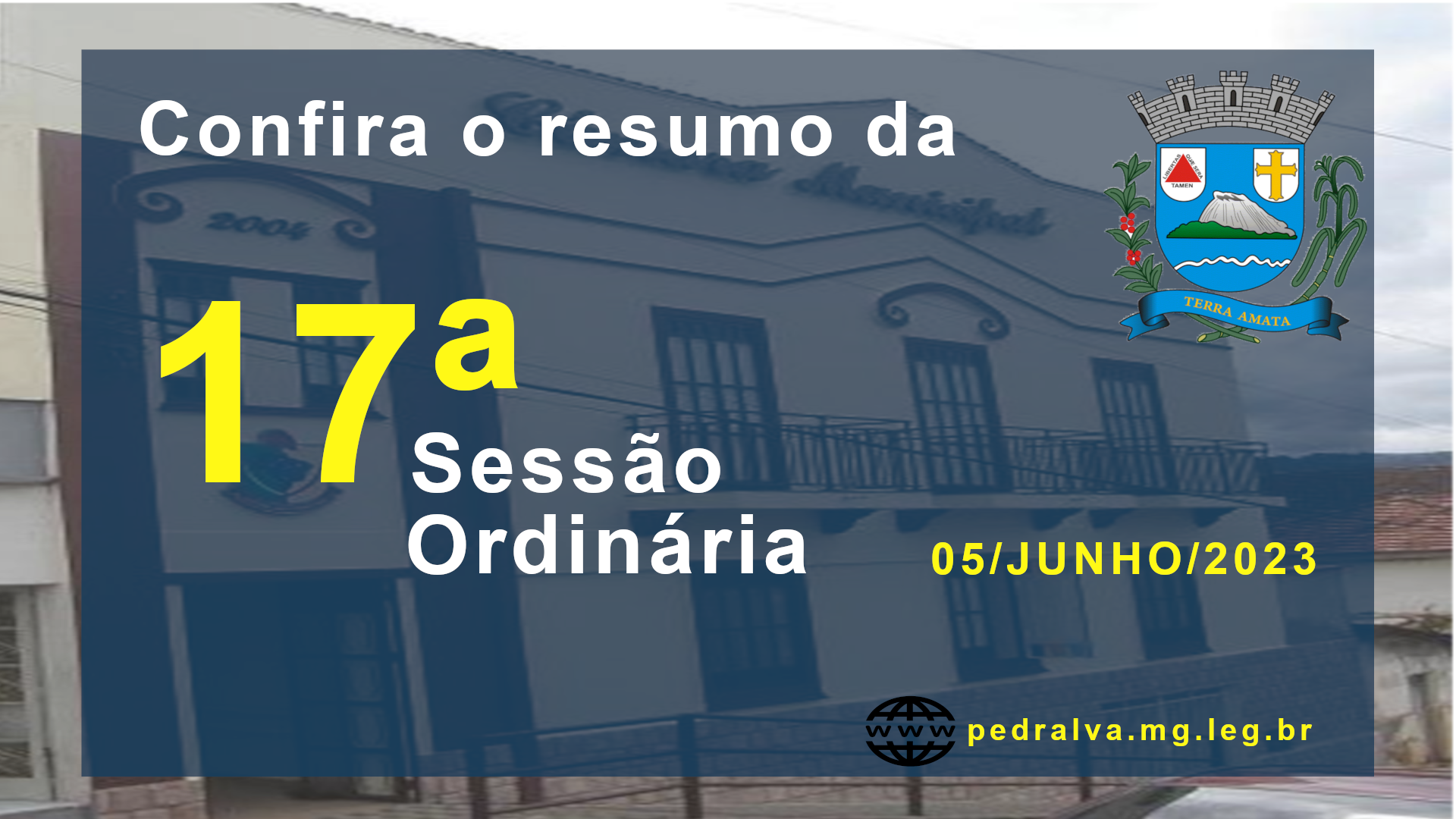 Resumo da 17ª Sessão Ordinária de 2023