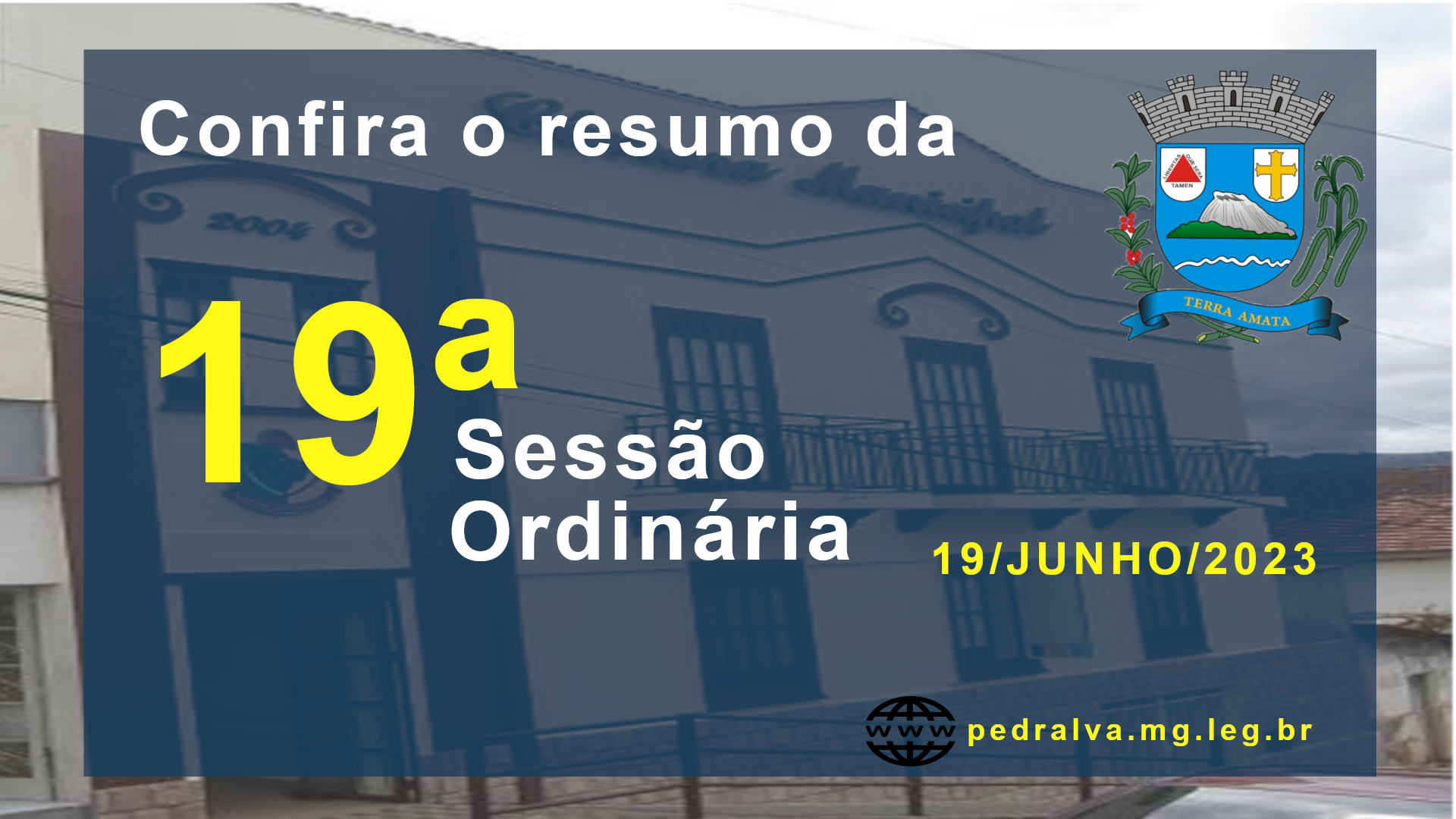 Resumo da 19ª Sessão Ordinária de 2023