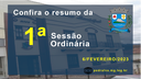 Resumo da 1ª Sessão Ordinária de 2023