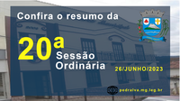 Resumo da 20ª Sessão Ordinária de 2023