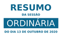 Resumo da 30ª Sessão Ordinária de 2020