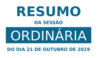 Resumo da 31ª Sessão Ordinária de 2019