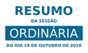 Resumo da 31ª Sessão Ordinária de 2020