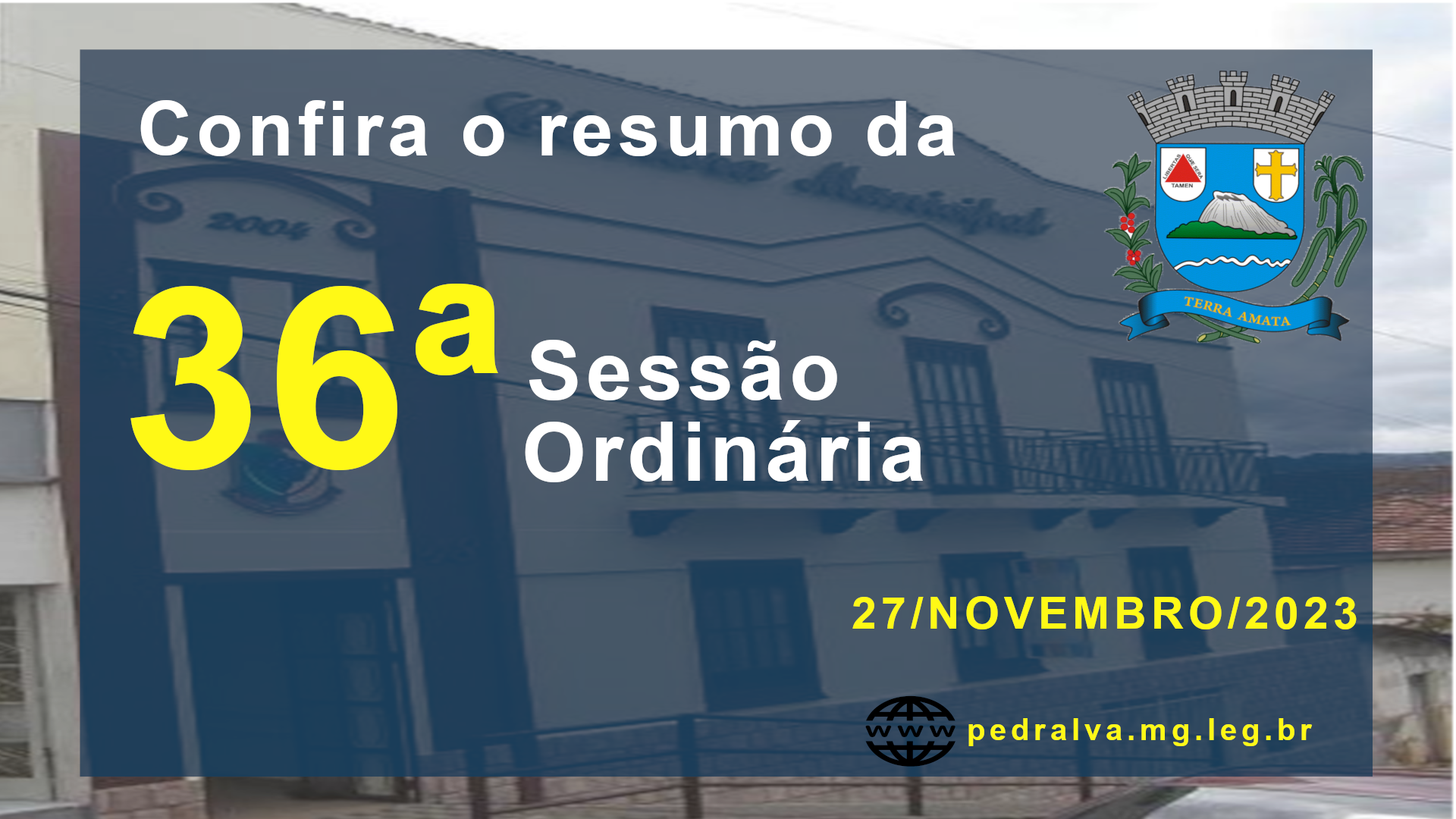 Resumo da 36ª Sessão Ordinária de 2023