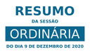 Resumo da 37ª Sessão Ordinária de 2020