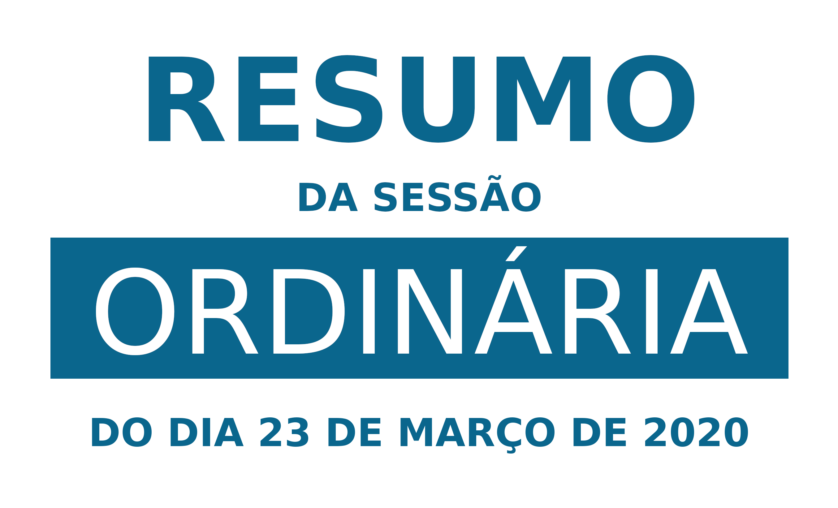 Resumo da 8ª Sessão Ordinária de 2020