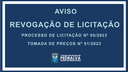 Termo de revogação de Licitação